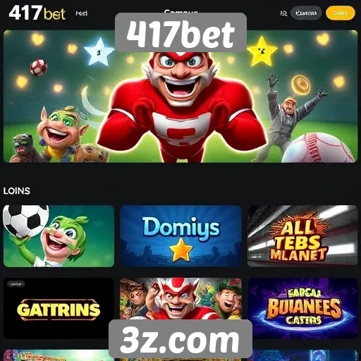 Explorando a variedade de jogos disponíveis no 417bet