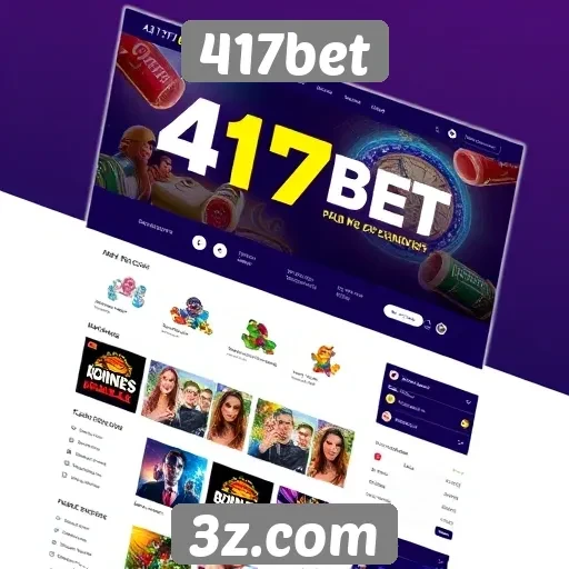 Plataforma 417bet se destaca pelo design intuitivo