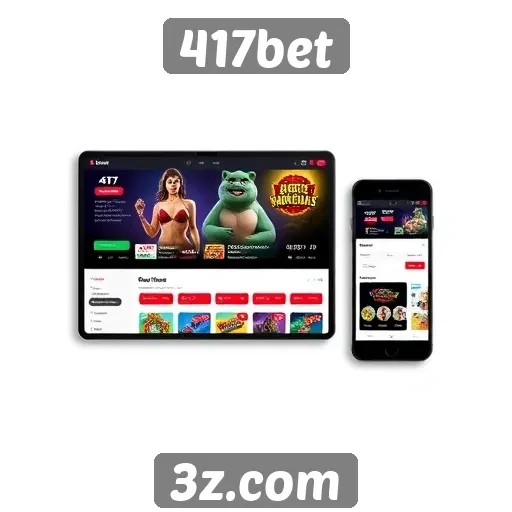 Usabilidade do site 417bet em dispositivos móveis